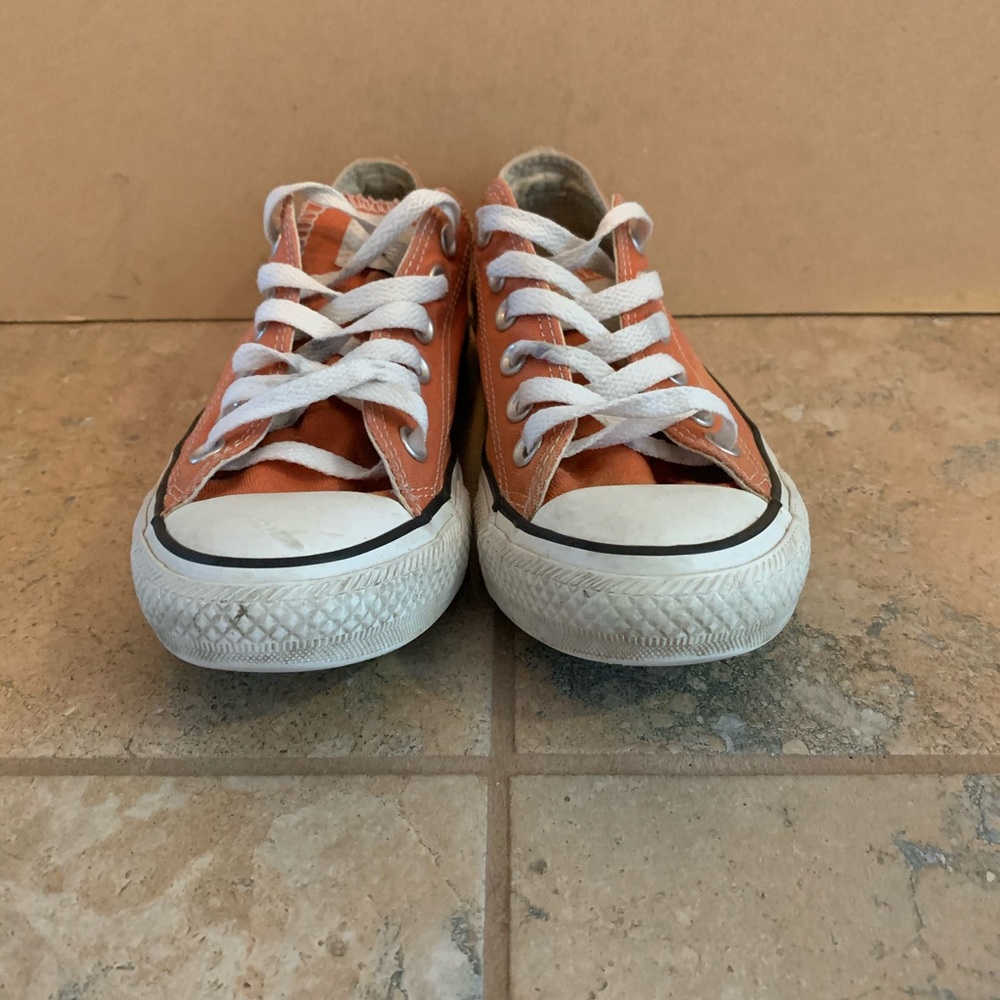 Used Converse orange colour
